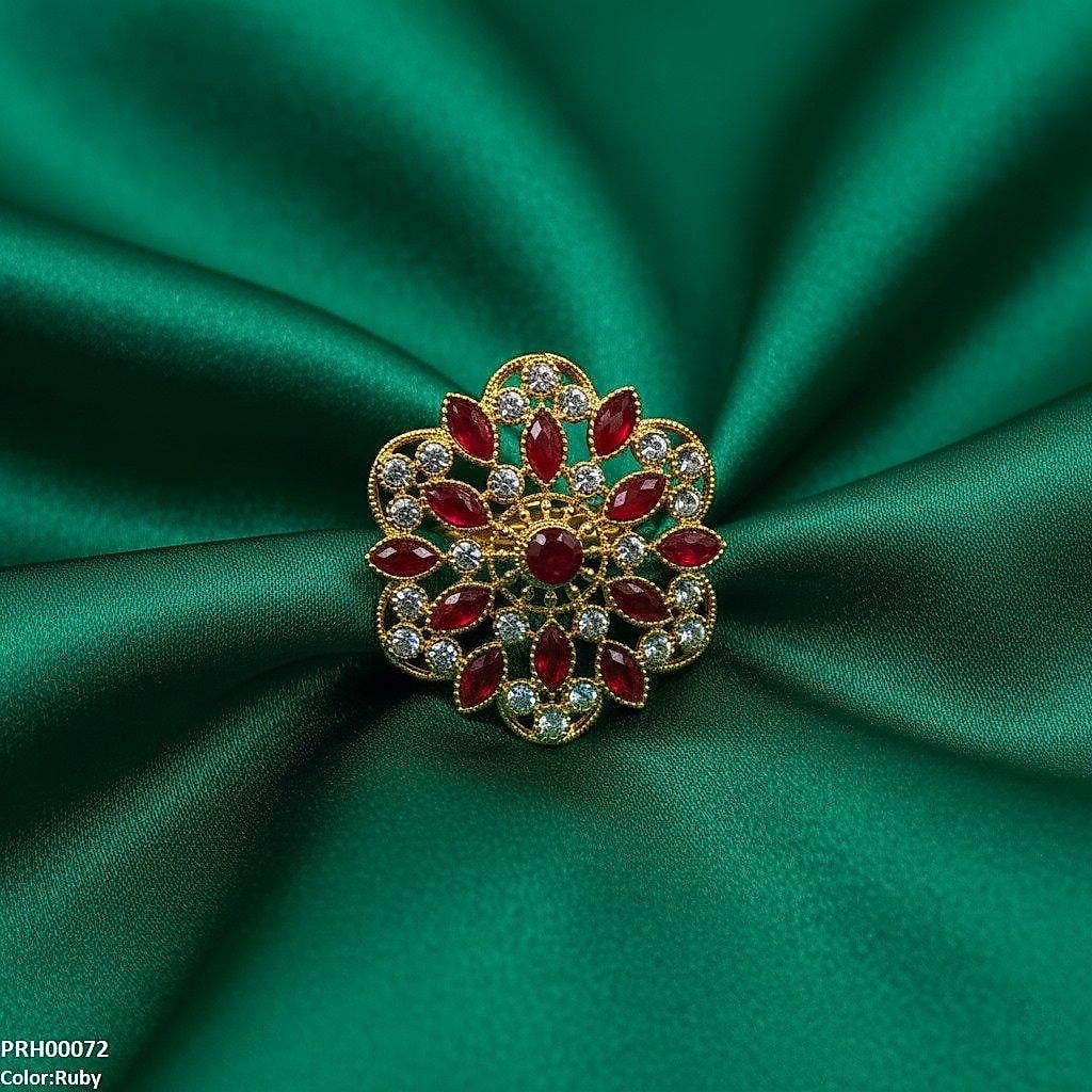 PRH00072 FRN Flower/Tear Ring Adjstable - PRH image 2