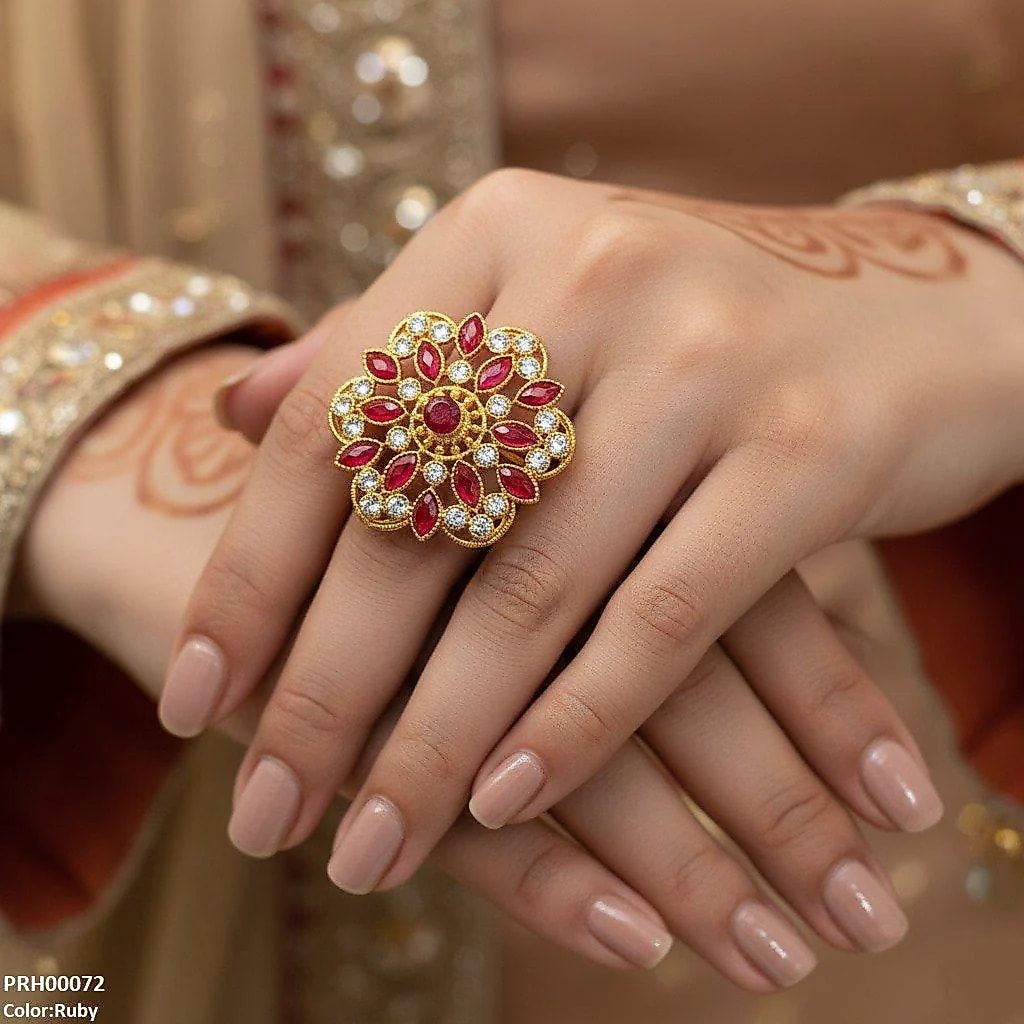 PRH00072 FRN Flower/Tear Ring Adjstable - PRH image 4