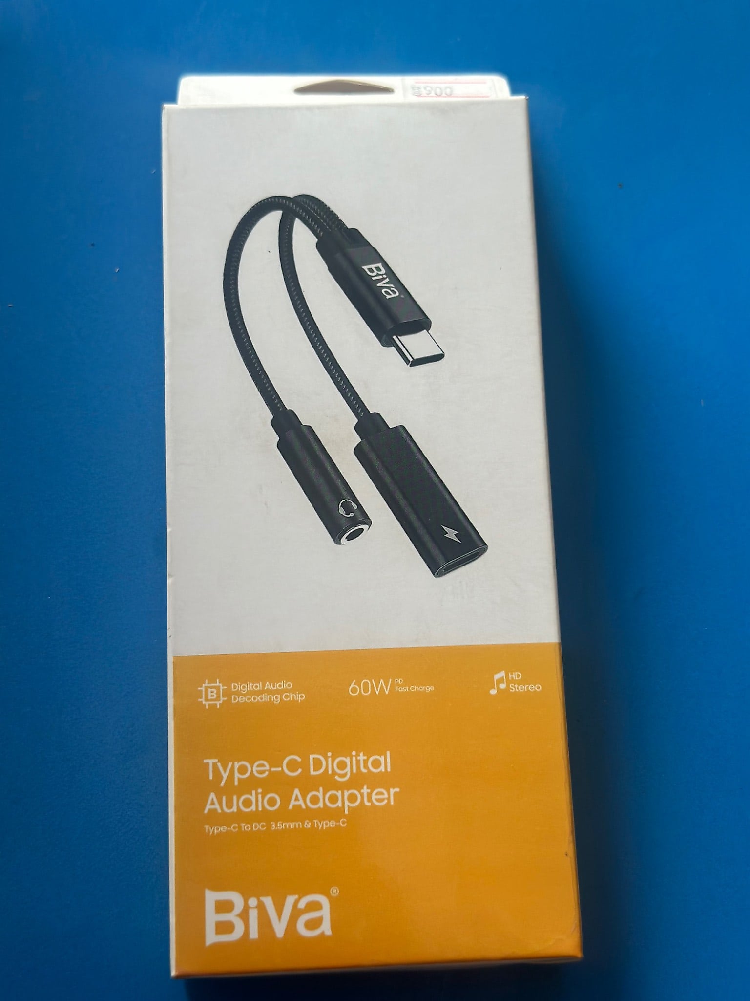 Biva TCD-08 Type-C Digital Audio Adapter – Type-C to 3.5mm + Type-C Fast Charging