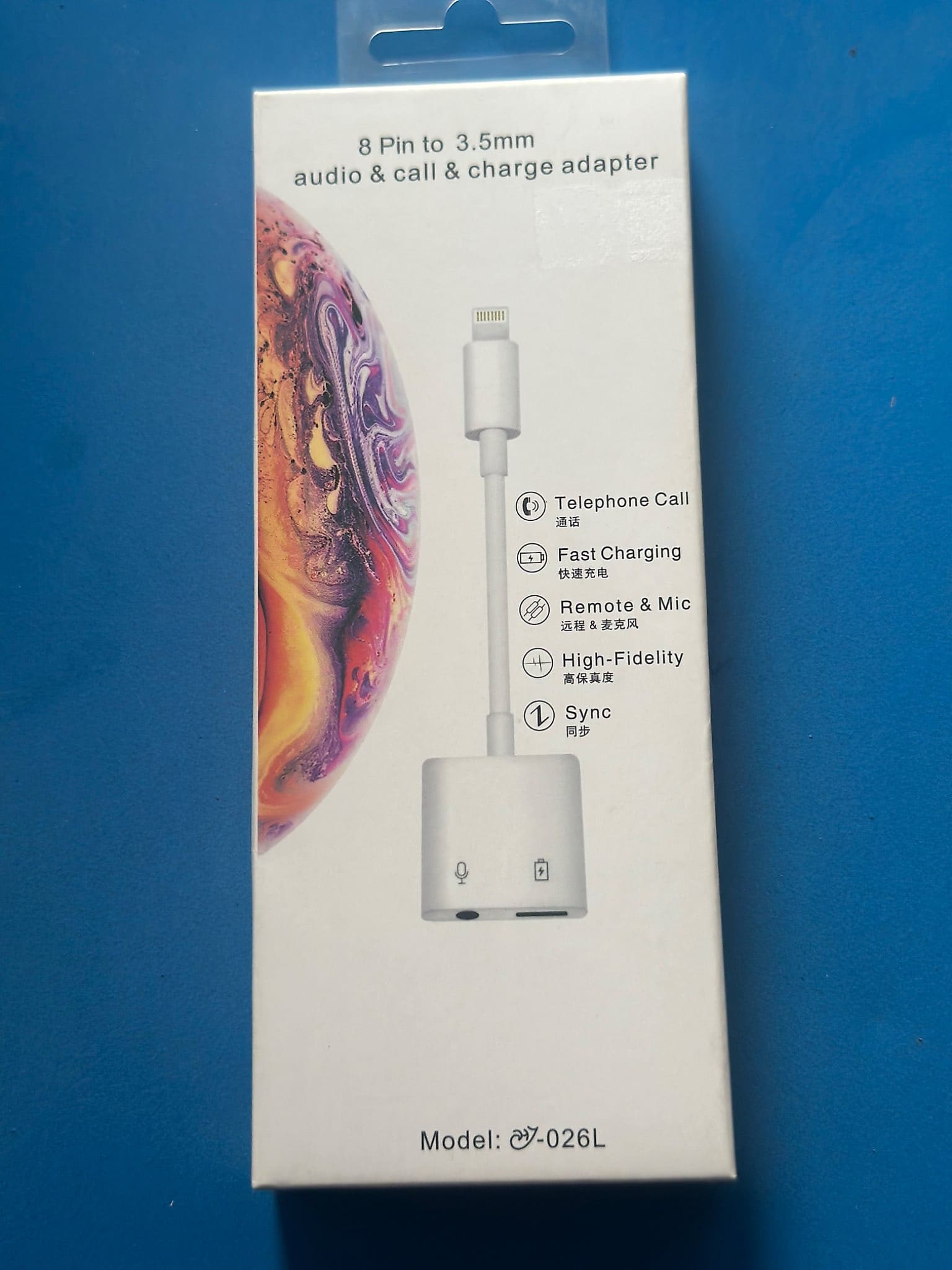 8 Pin to 3.5mm Audio Adapter – Headphone, Call & Charging Adapter for iPhone