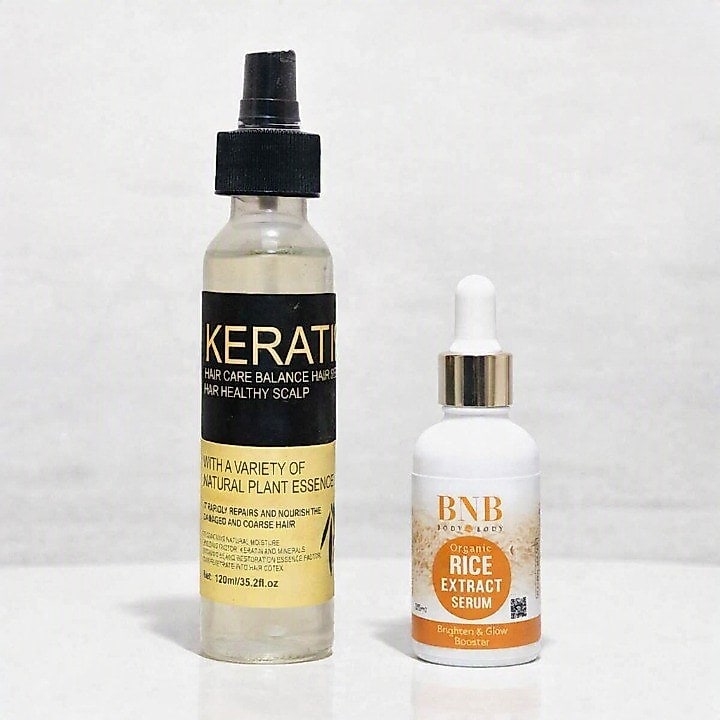 ✨ 2-in-1 Hair & Face Serum Deal – 120ml image 2