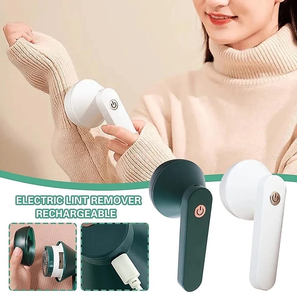 Electric Lint Remover for Clothing | Anti-Pilling Razor & Hair Ball Trimmer – Rechargeable Plush Sweater & Coat Fabric Shaver image 5