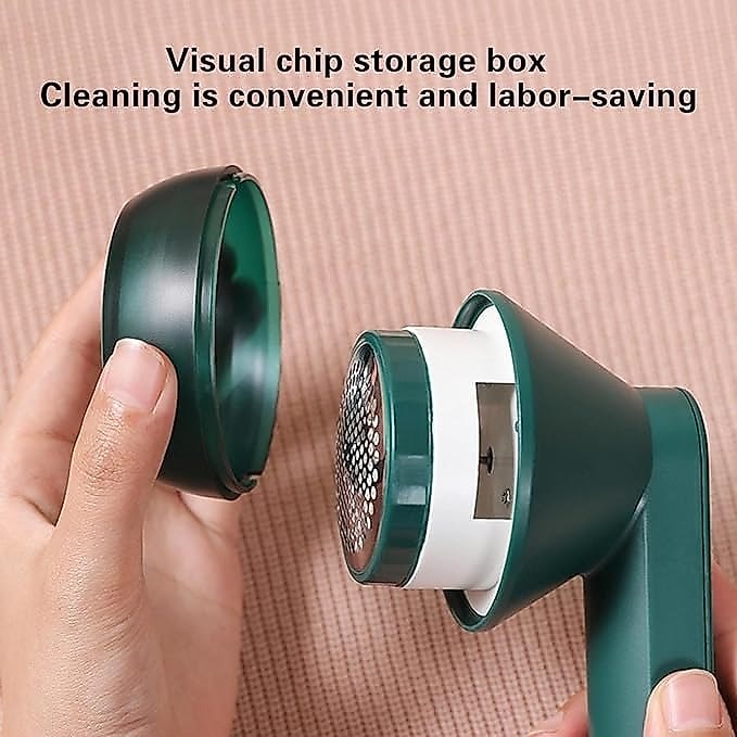 Electric Lint Remover for Clothing | Anti-Pilling Razor & Hair Ball Trimmer – Rechargeable Plush Sweater & Coat Fabric Shaver image 2