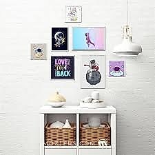 Set of 6 Premium Wall Art Photo Tiles – Modern Home Decor Sets 8x11 image 3
